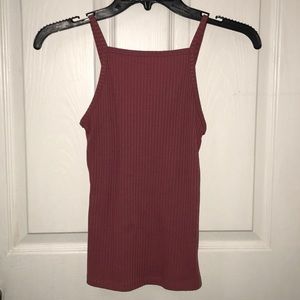 strap-sleeved top.